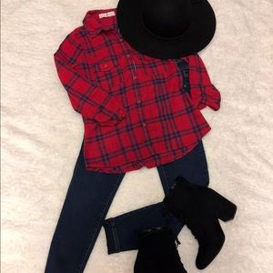 Love tree button down